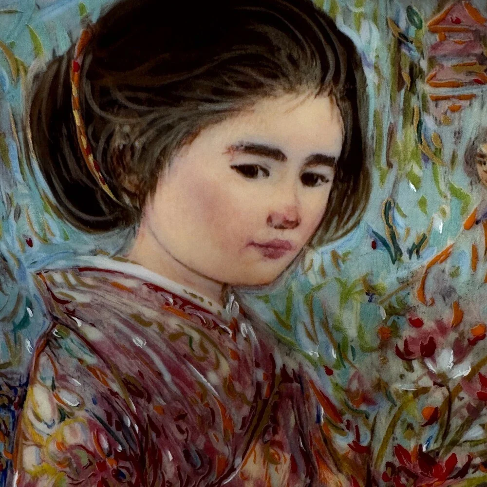 Edna Hibel O’Hana Collector Plate World I Love Series Japanese Woman Ltd Ed 5466